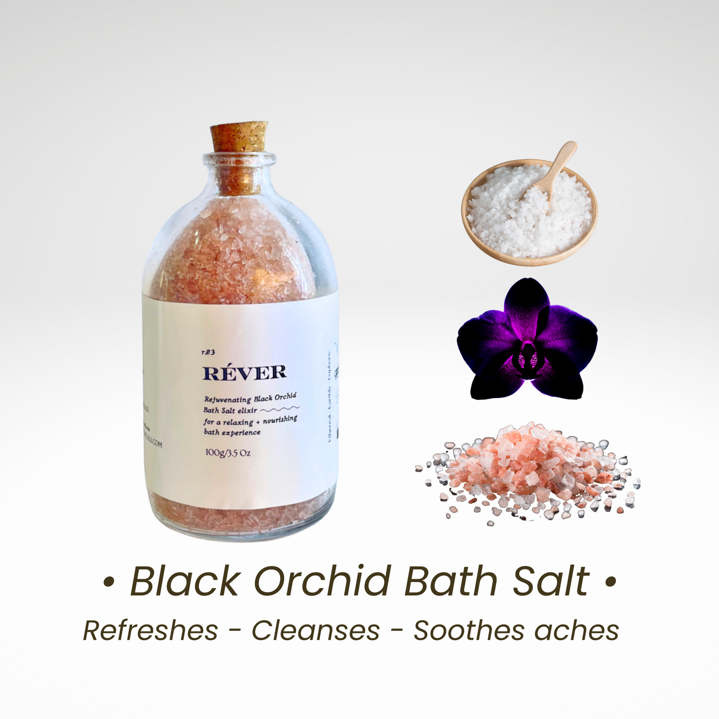 Black Orchid Bath Salt
